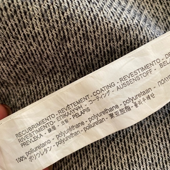 Zara Women’s Open Front Tweed Jacket Faux Leather Trim Gray Size M - Picture 10 of 12